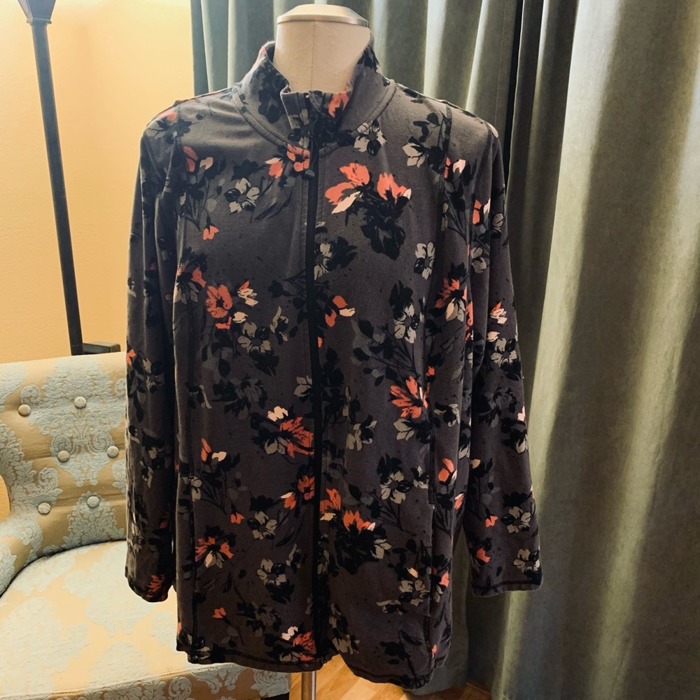 Lane Bryant Active Wear Zip Front Jacket